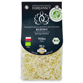 Hvite risnudler "Faden" glutenfri ØKO 225g FABIJAŃSCY